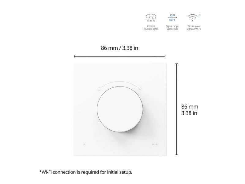 WiZ Dial switch Schalter Weiss