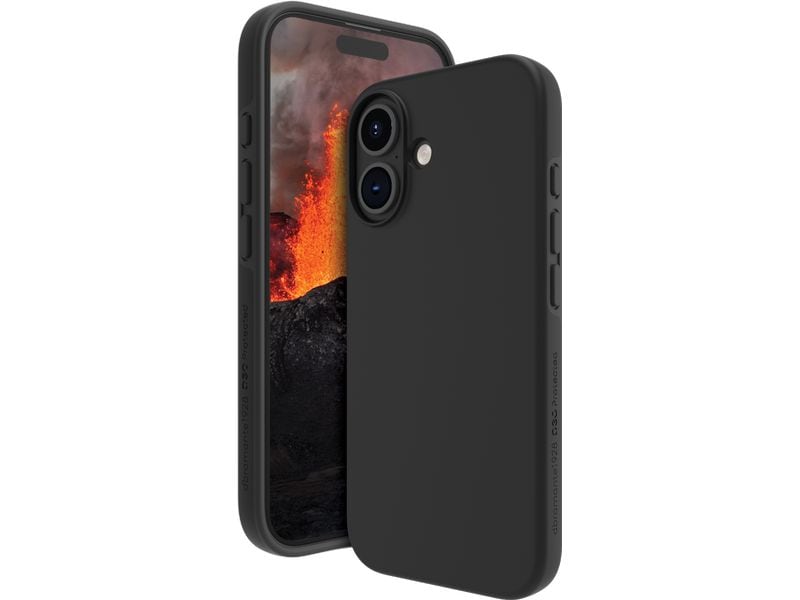 dbramante1928 Back Cover Iceland Ultra D3O iPhone 16 Plus Schwarz