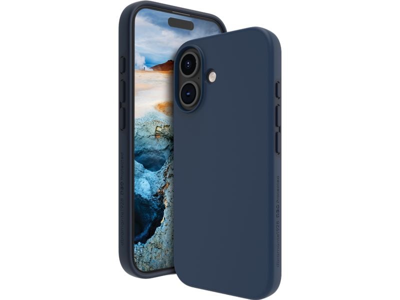dbramante1928 Back Cover Iceland Ultra D3O iPhone 16 Blau