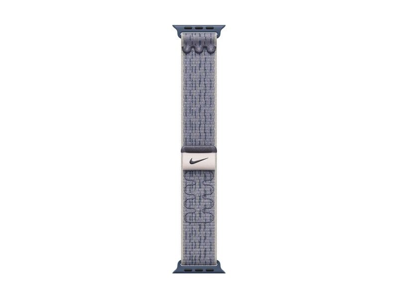 Apple Nike Sport Loop 46 mm Grau/Blau