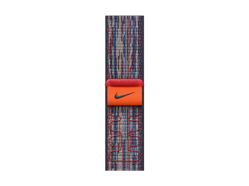 Apple Nike Sport Loop 42 mm Blau/Rot