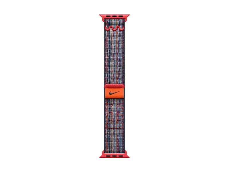 Apple Nike Sport Loop 46 mm Blau/Rot