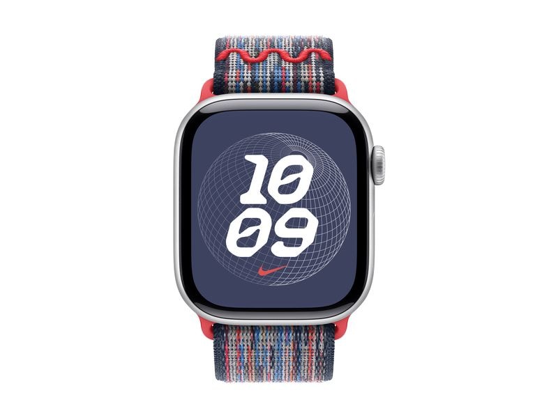 Apple Nike Sport Loop 42 mm Blau/Rot