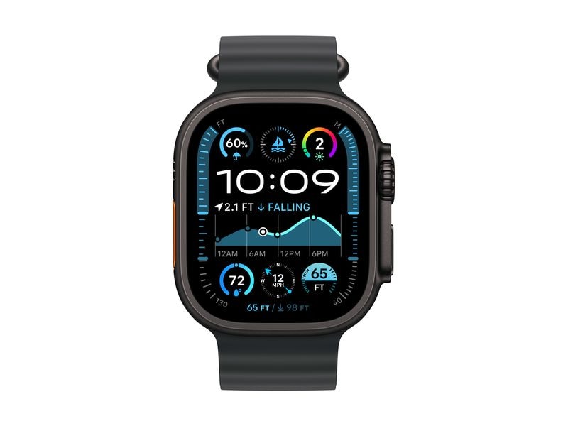 Apple Ocean Band 49 mm Schwarz/Grau