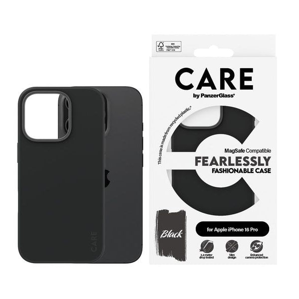 CARE Back Cover Fashion iPhone 16 Pro Schwarz