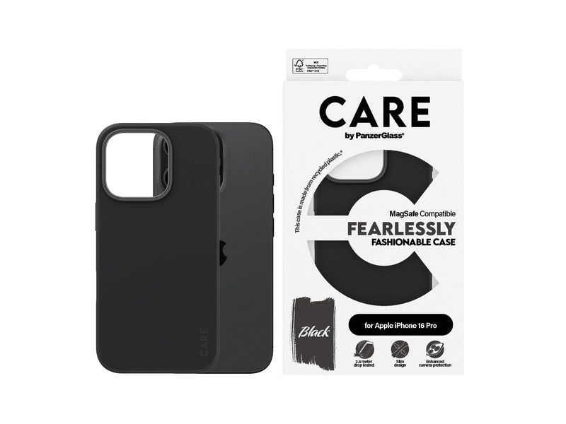 CARE Back Cover Fashion iPhone 16 Pro Schwarz