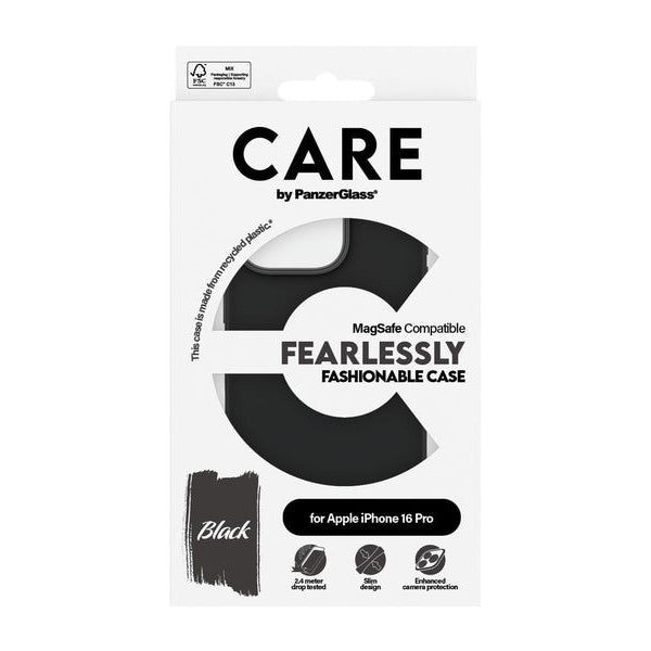 CARE Back Cover Fashion iPhone 16 Pro Schwarz
