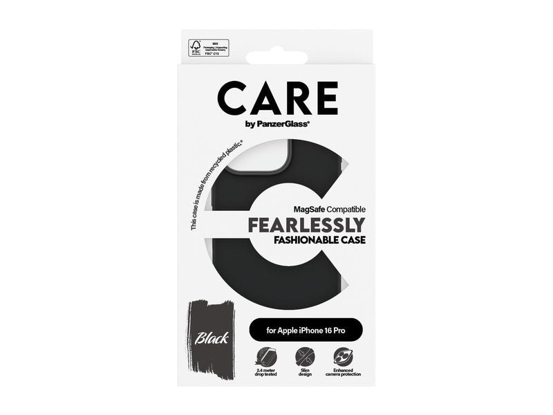 CARE Back Cover Fashion iPhone 16 Pro Schwarz