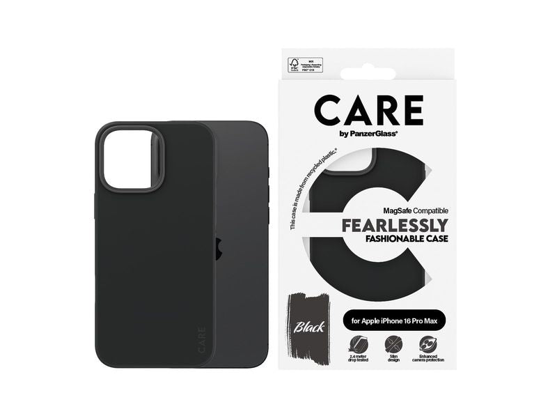 CARE Back Cover Fashion iPhone 16 Pro Max Schwarz