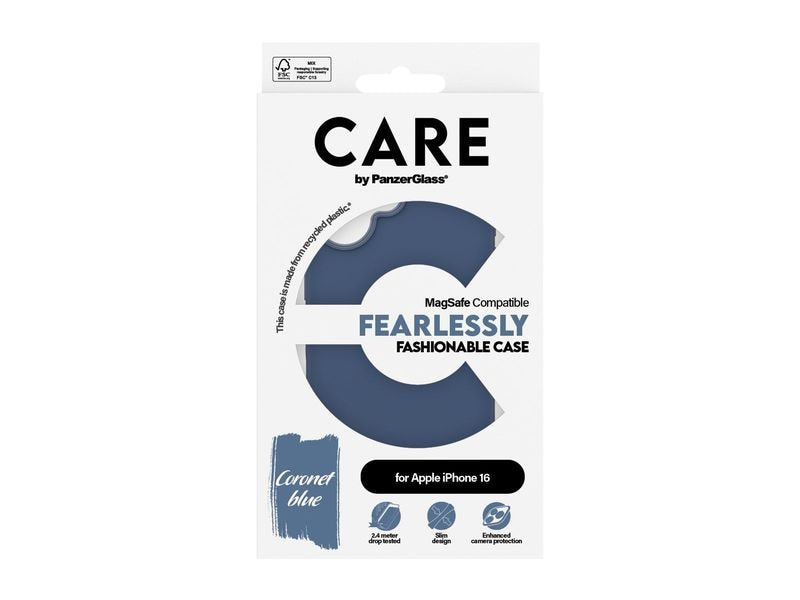 CARE Back Cover Fashion iPhone 16 Blau