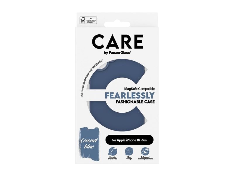 CARE Back Cover Fashion iPhone 16 Plus Blau