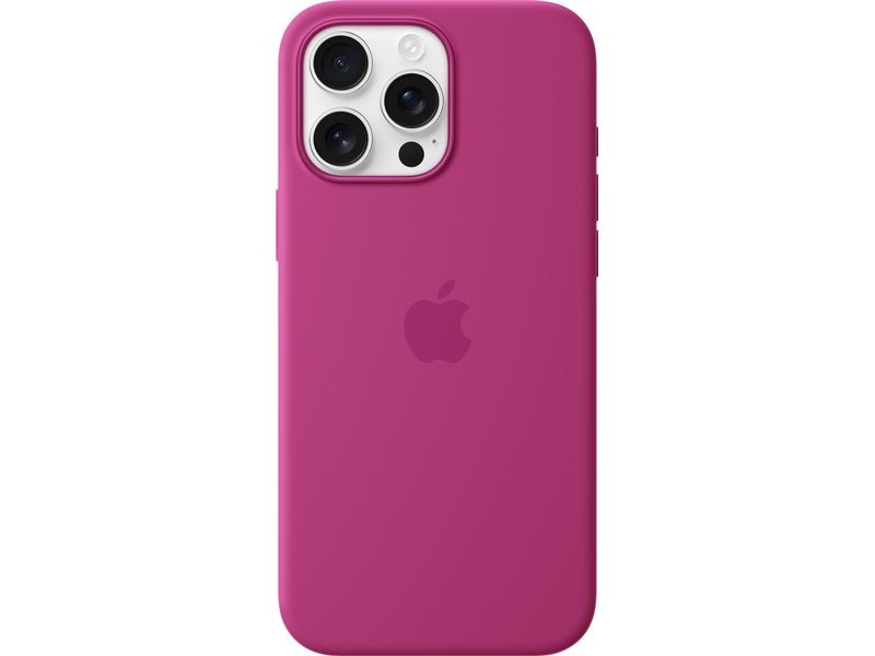 Apple Silicone Case mit MagSafe iPhone 16 Pro Max Fuchsia