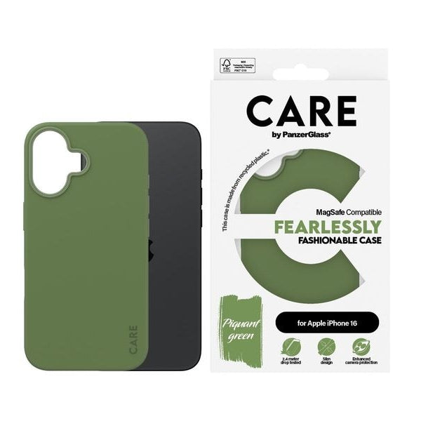 CARE Back Cover Fashion iPhone 16 Grün
