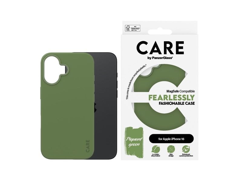 CARE Back Cover Fashion iPhone 16 Grün