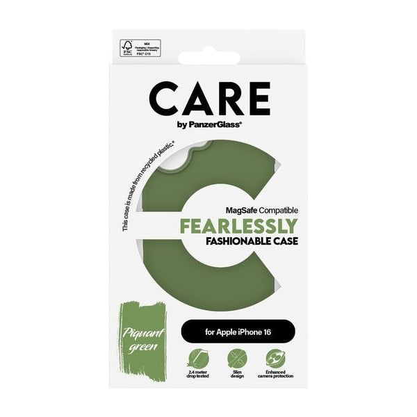CARE Back Cover Fashion iPhone 16 Grün