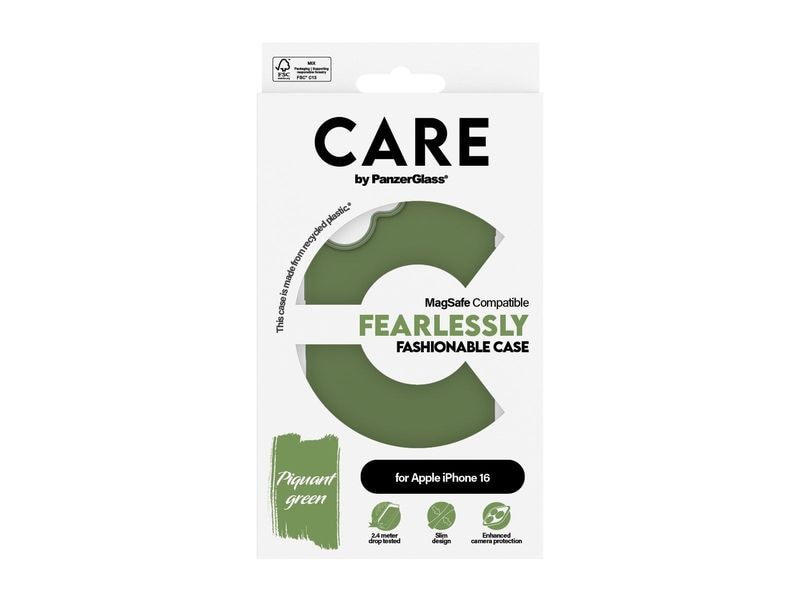 CARE Back Cover Fashion iPhone 16 Grün