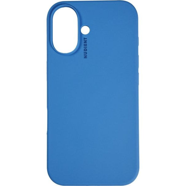 Nudient Back Cover Base Case Magsafe iPhone 16 Vibrant Blue