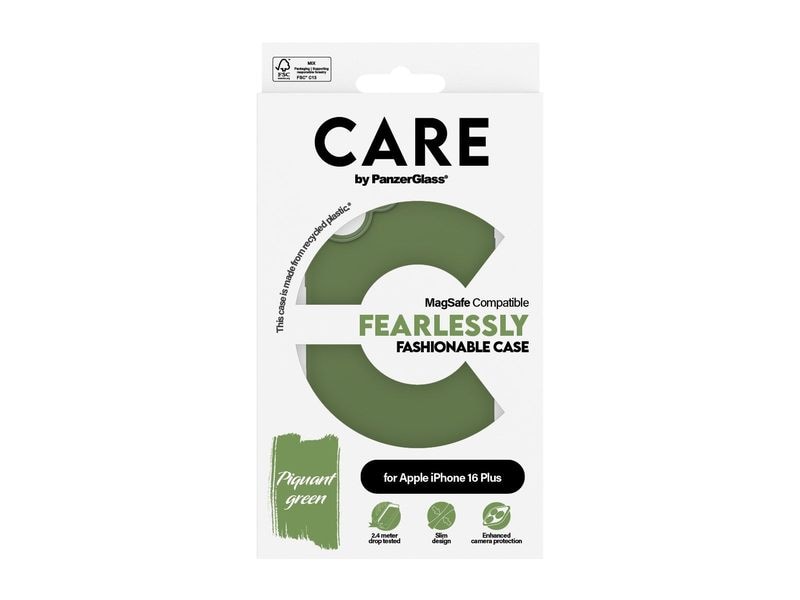 CARE Back Cover Fashion iPhone 16 Plus Grün
