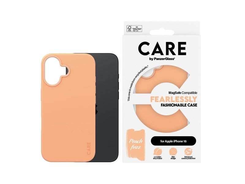 CARE Back Cover Fashion iPhone 16 Peachy
