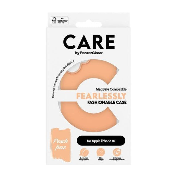 CARE Back Cover Fashion iPhone 16 Peachy