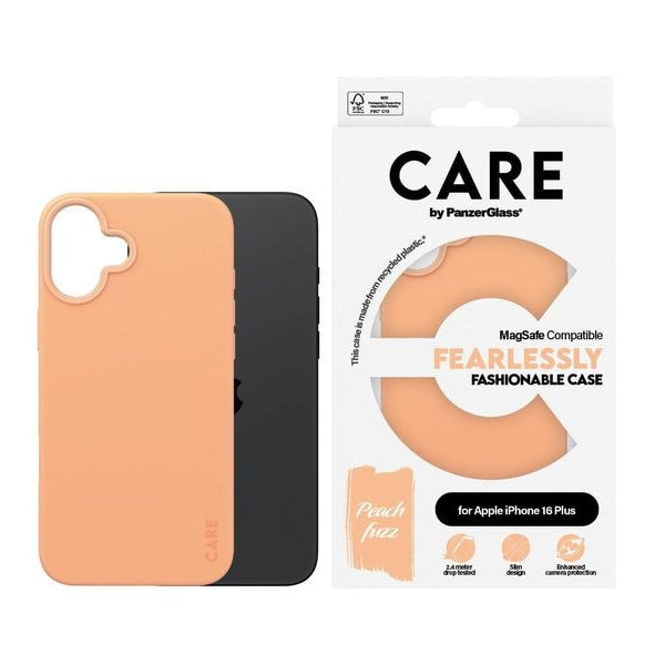 CARE Back Cover Fashion iPhone 16 Plus Peachy