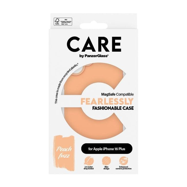 CARE Back Cover Fashion iPhone 16 Plus Peachy
