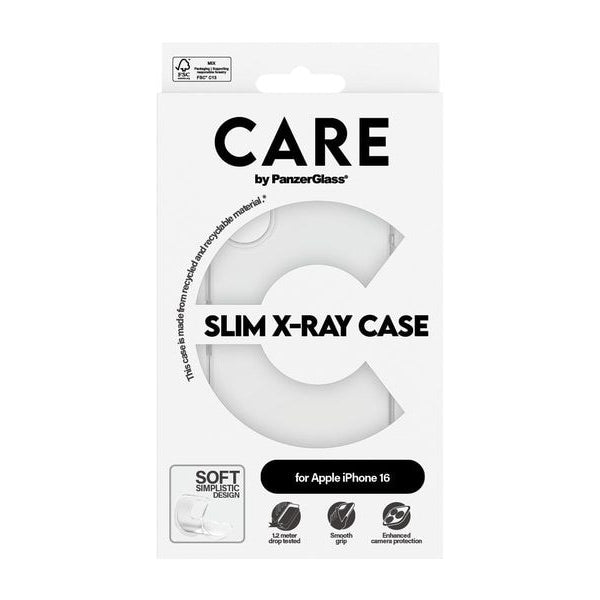 CARE Back Cover Fashion X-Ray Soft Basic iPhone 16 Transparent