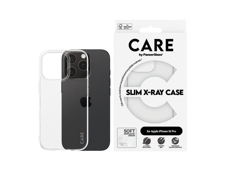 CARE Back Cover Fashion X-Ray Soft Basic iPhone 16 Transparent
