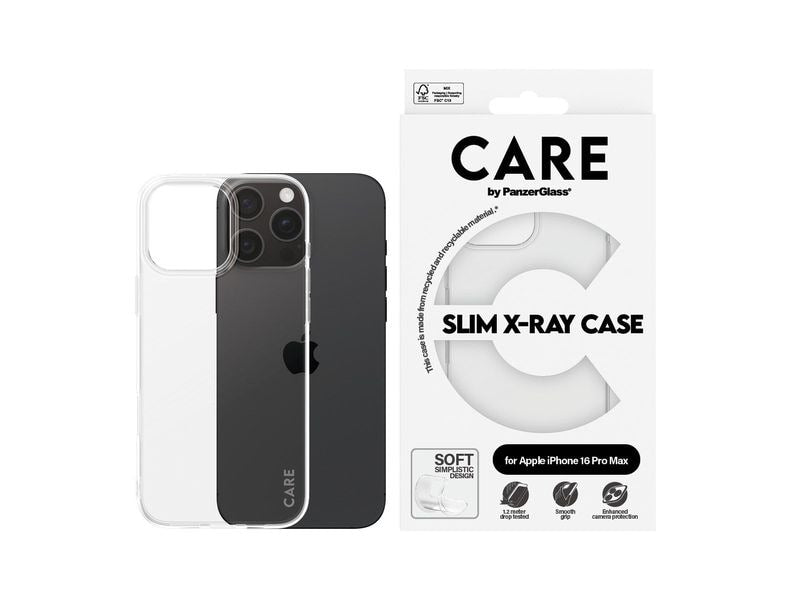 CARE Back Cover Fashion X-Ray Soft Basic iPhone 16 Transparent