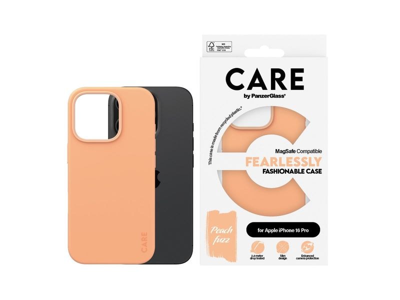 CARE Back Cover Fashion iPhone 16 Pro Peachy