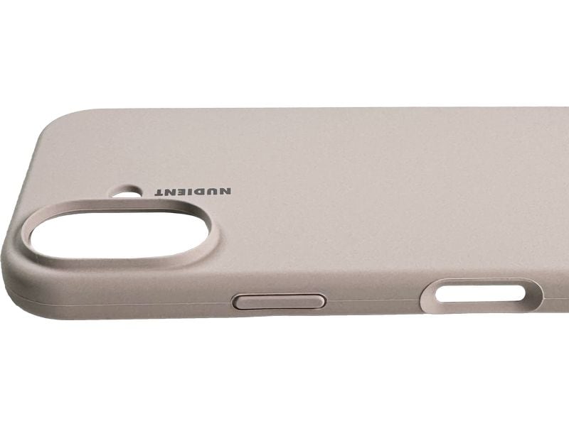 Nudient Back Cover Base Case Magsafe iPhone 16 Plus Stone Beige