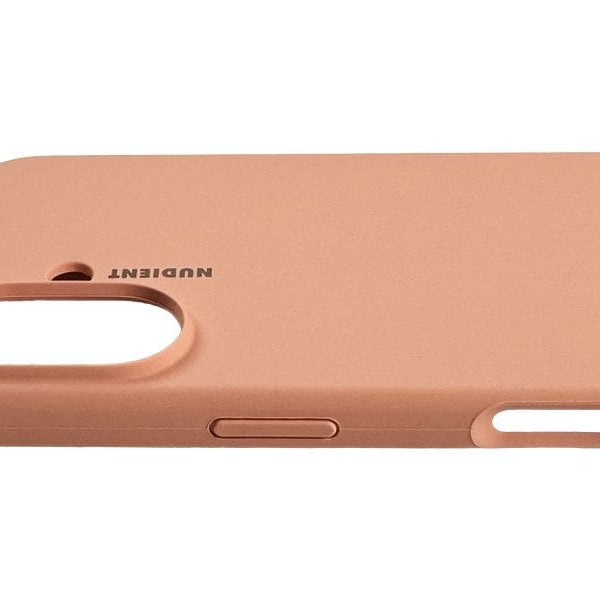 Nudient Back Cover Base Case Magsafe iPhone 16 Peach Orange