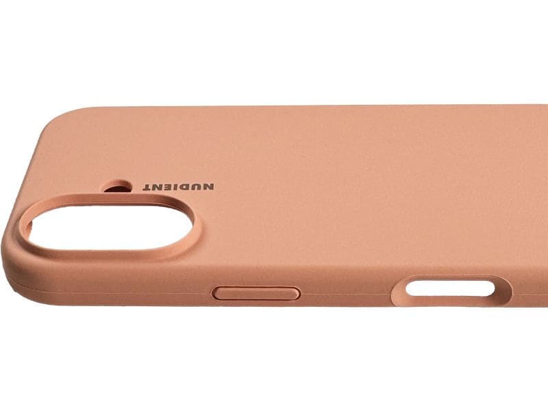 Nudient Back Cover Base Case Magsafe iPhone 16 Plus Peach Orange