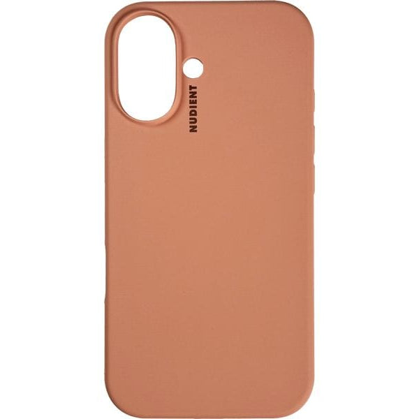 Nudient Back Cover Base Case Magsafe iPhone 16 Peach Orange