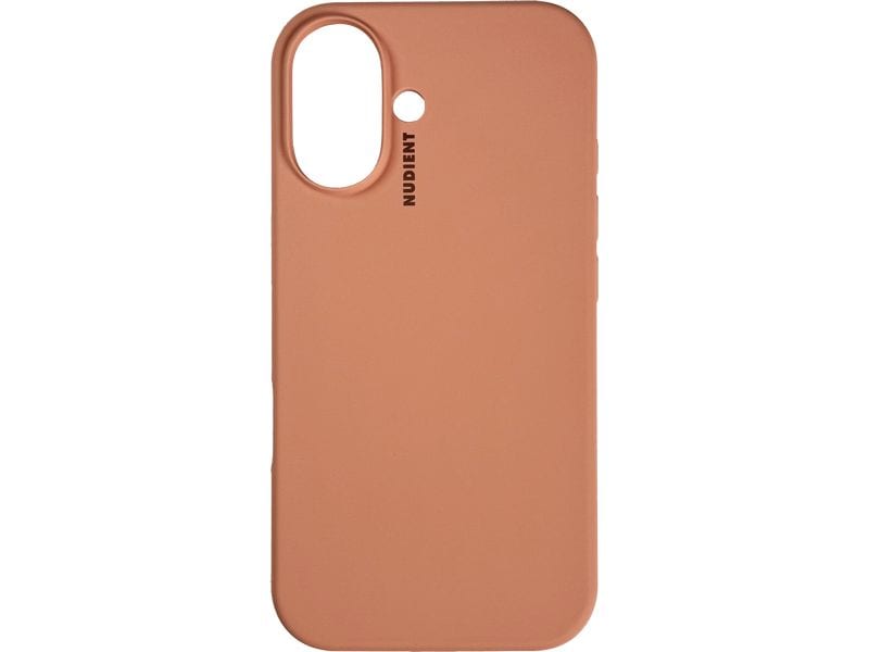 Nudient Back Cover Base Case Magsafe iPhone 16 Peach Orange