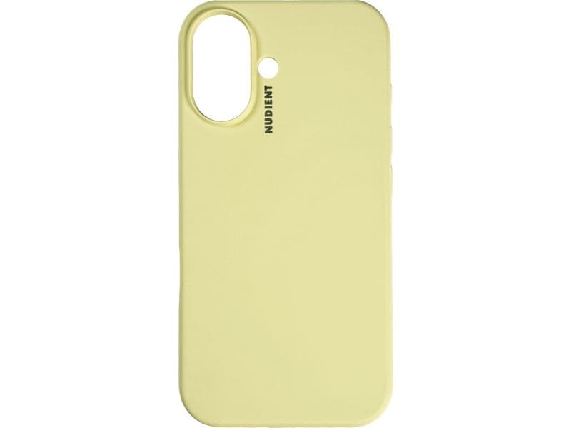 Nudient Back Cover Base Case Magsafe iPhone 16 Plus Pale Yellow