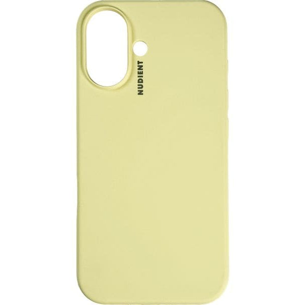 Nudient Back Cover Base Case Magsafe iPhone 16 Pale Yellow