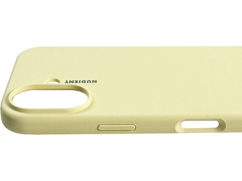 Nudient Back Cover Base Case Magsafe iPhone 16 Plus Pale Yellow