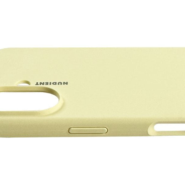 Nudient Back Cover Base Case Magsafe iPhone 16 Pale Yellow