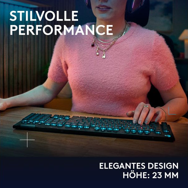 Logitech Gaming-Tastatur G915 X Lightspeed GL Tactile