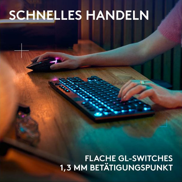 Logitech Gaming-Tastatur G915 X Lightspeed TKL GL Tactile