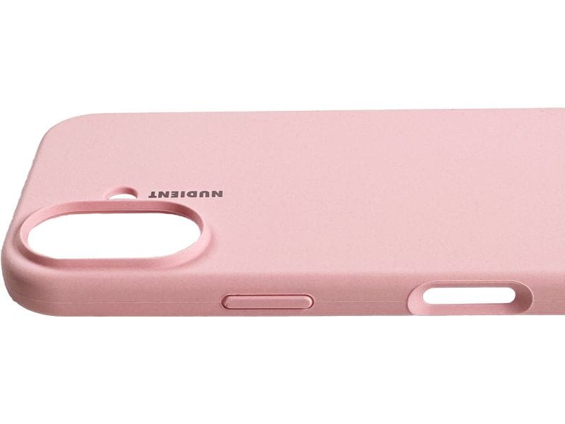 Nudient Back Cover Base Case Magsafe iPhone 16 Baby Pink