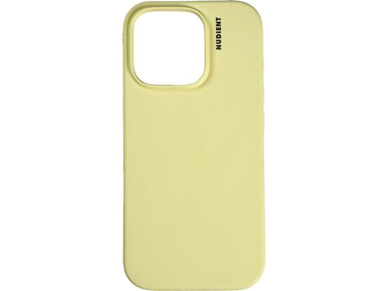 Nudient Back Cover Base Case iPhone 16 Pro Max Pale Yellow