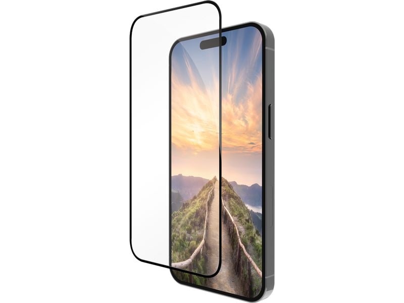 dbramante1928 Displayschutz eco-shield D3O Black Edge iPhone 16 Pro