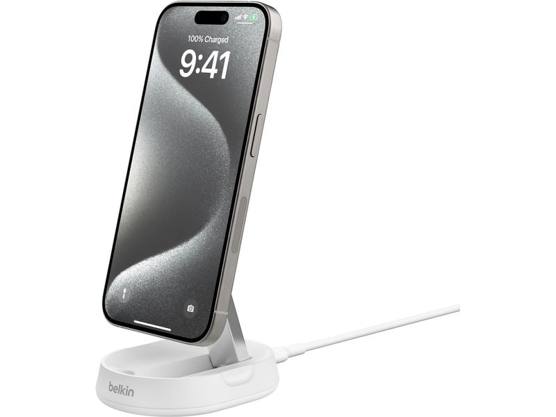 Belkin Wireless Charger Boostcharge Pro Qi2 Weiss