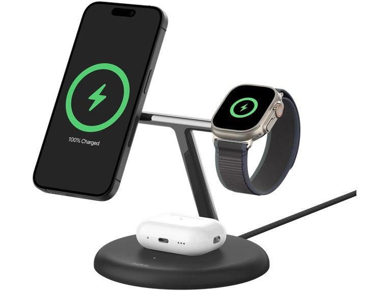 Belkin Wireless Charger Boostcharge Pro 3-in-1 Schwarz