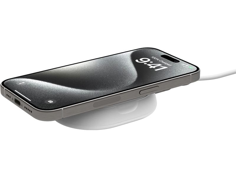 Belkin Wireless Charger Boostcharge Pro Qi2 Weiss