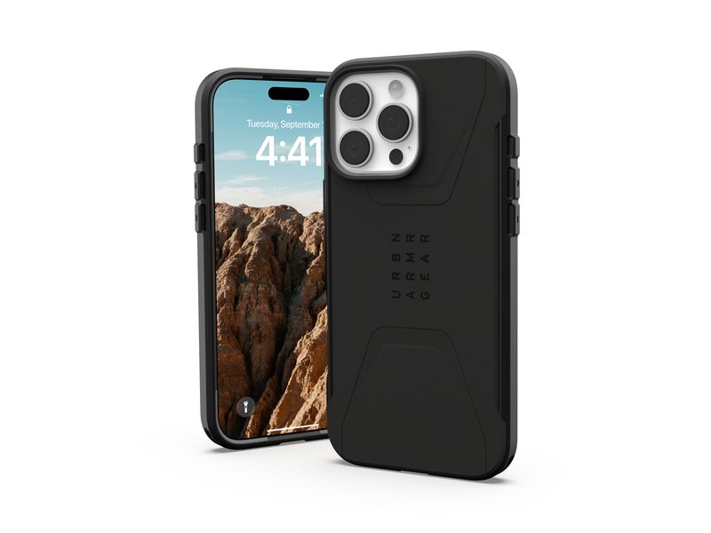UAG Back Cover Civilian Case iPhone 16 Plus Black