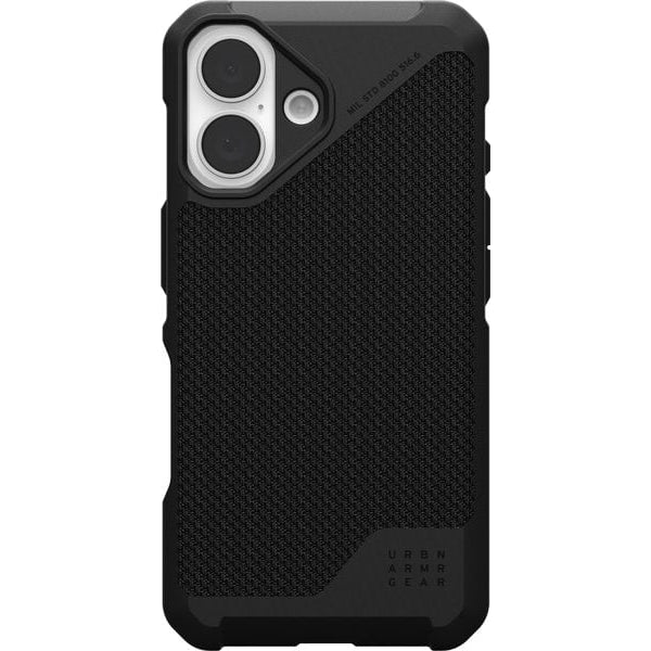 UAG Back Cover Metropolis LT iPhone 16 Kevlar Black