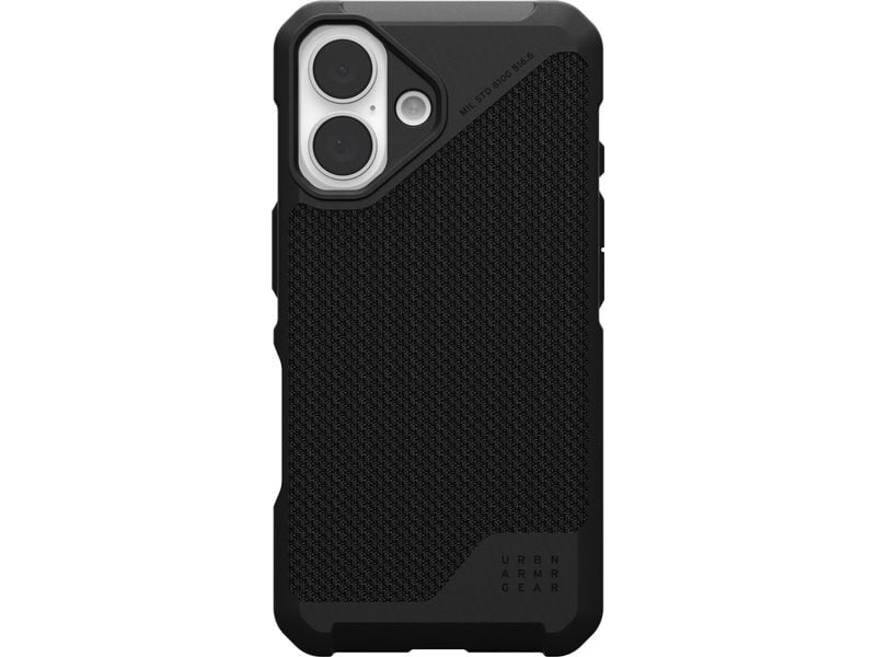 UAG Back Cover Metropolis LT iPhone 16 Kevlar Black